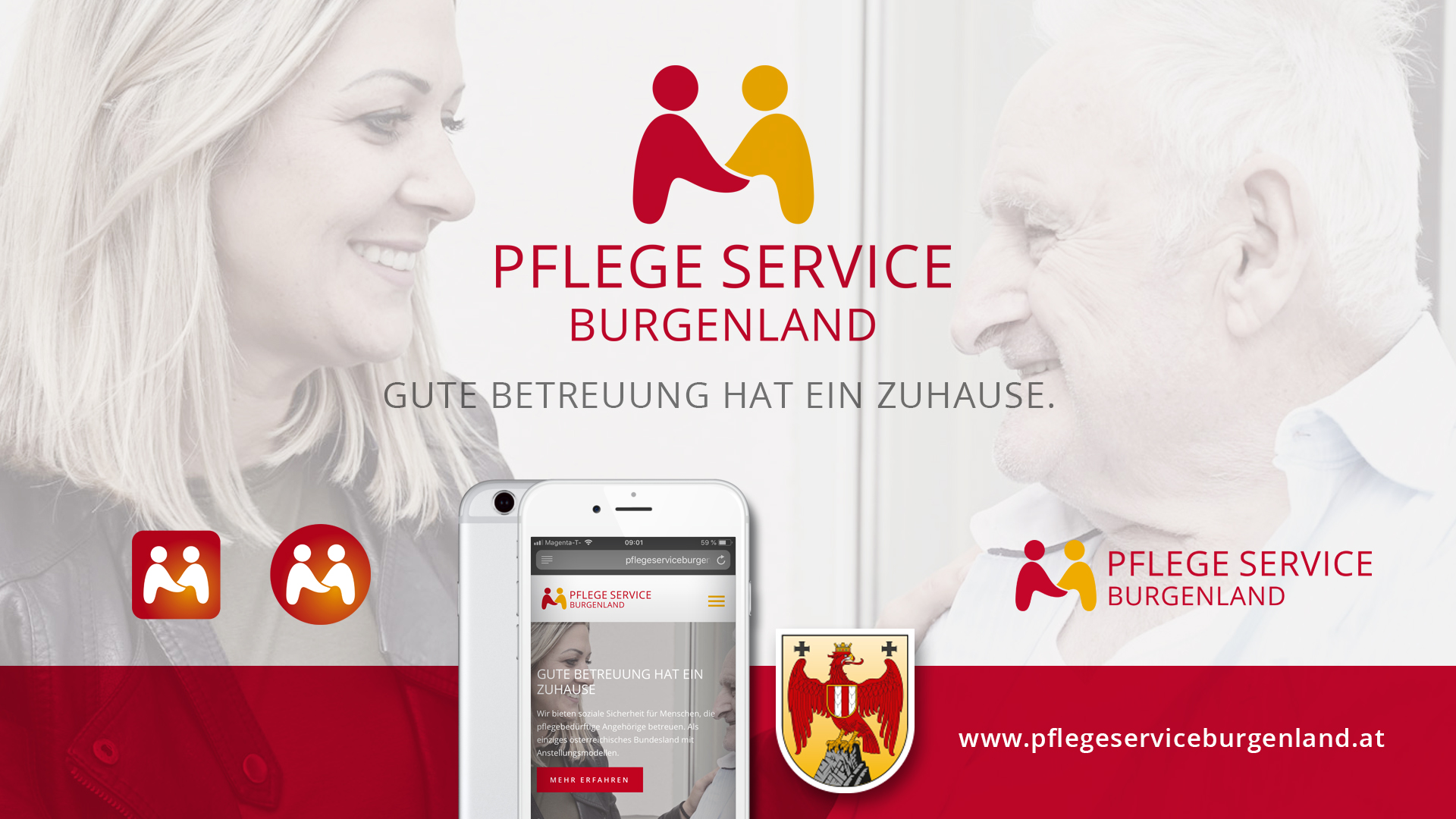 Werbeagentur Wien ideas4you Logo Pflegeservice Burgenland